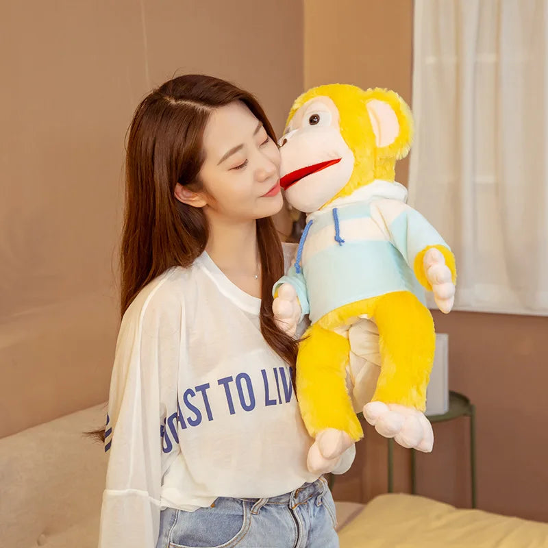 60cm Large Soft Doll Cute Animal Hand Puppet Children Theater Performance Props Scary Doll Dinosaur Panda Plush Toys Kids Gift