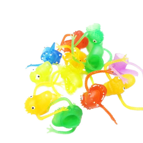 10/20Pcs Finger Puppets Cool Creepy Finger Monsters For Kids Great Party Favors Fun Toys Puppet Show Educational Toys